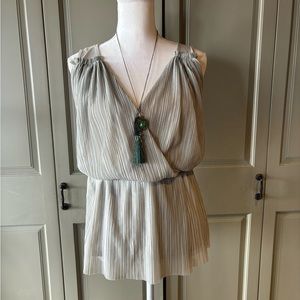 Deletta Anthropologie M tank top - sage green